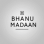 upscale minimalist Bhanu Madaan personal brand logo